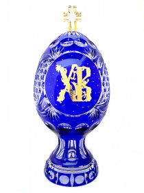 Хруст. яйцо на подставке «Пасхальное яйцо» БА 1823с